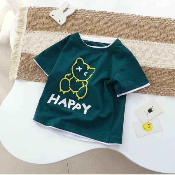Camiseta infantil de dos piezas para niño